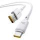 USB кабель Baseus P10377703213-01 Silky, Type-C, 2.0 м., Білий - 565567 - зображення 4