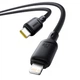 USB кабель Baseus P10377700113-00 Silky Apple iPhone SE 2022 / iPhone 14 Pro Max / iPhone 14 Plus / iPhone 14 Pro / iPhone 14 / iPhone 13 Pro / iPhone 13 Mini / iPhone 13 / iPhone 13 Pro Max / iPhone 12 Mini / iPhone 12 Pro Max, Lightning, 1.0 - 577648 - зображення 2