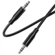 AUX кабель Borofone BL26 Standard, 3,5 мм., 1.0 м., Чорний - 611677 - зображення 3