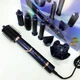 Фен-стайлер для волос 7в1 VGR V-477 DARK Blue Professional 1400 Вт 7 насадок - изображение 7