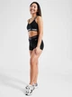 Спортивный топ для бега женский Nike Pro Bra Tt HF5372-010 L Черный с белым (0197602837544) - изображение 9