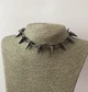 Жіночий чокер ланцюжок з шипами Honey Fashion Accessories темно-сірий (12-362) - зображення 3