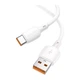 USB кабель Borofone BX93, Type-C, 1.0 м., Білий - 375551 - зображення 3