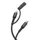 USB кабель Hoco U142, Type-C, MagSafe 3, 1.8 м., Черный - 605891 - изображение 3