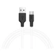 USB кабель Hoco X21 Silicone, Type-C, 1.0 м., Чорний - 188278 - зображення 1