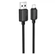 USB кабель Hoco X113 Beneficio, MicroUSB, 1.0 м., Черный - 571721 - изображение 1