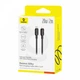 USB кабель Baseus P10377700113-01 Silky Apple iPhone SE 2022 / iPhone 14 Pro Max / iPhone 14 Plus / iPhone 14 Pro / iPhone 14 / iPhone 13 Pro / iPhone 13 Mini / iPhone 13 / iPhone 13 Pro Max / iPhone 12 Mini / iPhone 12 Pro Max, Lightning, 2.0 - 565544 - изображение 5