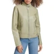 Женская куртка из экокожи Levi's на молнии 1159858765 (Зеленый XL) - изображение 1