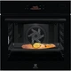 Духовой шкаф Electrolux LOB8S38Z электрический, 70л, А++, пар, дисплей, конвекция, ф-ция пароварки, телескопические направляющие, черный - изображение 1
