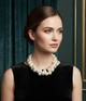 Масивне намисто з великих перлин кольє з намистин Honey Fashion Accessories перламутровий (12-380) - зображення 1