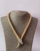 Гнучкий чокер-кольє у формі змії «Diamond Snake» Honey Fashion Accessories золотистий (120381) - изображение 3