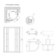 Lidz Latwa SC80x80.SAT.MID.FR Душевая кабина полукруглая, стекло Frost 4 мм + Lidz Душевой поддон KAPIELKA ST80x80x26, с панелью - изображение 2