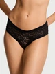 Кружевные трусики чики Victoria's Secret 1159848951 (Черный S) - изображение 1