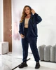 Жіночий велюровий костюм (кофта+штани) Uaclothes 50-52 Синій (like36461-168871358) - зображення 1