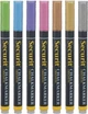 Zestaw markerów kredowych Securit Metallic 1-2 mm 7 szt BL-SMA100-V7-MT (8719075285091) - obraz 3