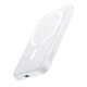 Зовнішній акумулятор Baseus Magnetic Mini Air Wireless Fast Charge Power Bank 6000mAh 20W Stellar White（With Simple Series Charging Cable Type-C to (P10059002223-00) - изображение 5
