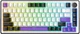 Клавиатура проводная Hator Hellyberry HK75 Mechanical Linear RGB USB White/Violet (HK75) - изображение 1