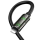Дата кабель Hoco U143 Joy 4in1 USB для освітлення/Type-C для Type-C 240W (1.2m) Black - зображення 6