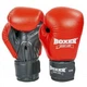 Перчатки боксерские кожаные BOXER 2023 12 унций красный-черный - изображение 2