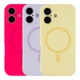 Чохол Glow Silicone Case Full Camera with Magsafe для iPhone 16 Yellow - изображение 2