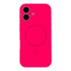 Чохол Premium Glow Silicone Case Full Camera with Magsafe для iPhone 16 Hot pink - зображення 1