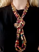 Намисто JN Handicraft етнічне з фарбованого дерева (№35-3) - изображение 4