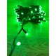 Світлодіодна гірлянда нитка 10 м, 100 LED, 220V, 1 режим, IP65, білий каучуковий провід, колір свічення зелений - зображення 7