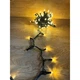 Светодиодная гирлянда нить 10 м, 100 LED, 1 режим, IP65, черный каучуковый провод, цвет свечения тепло-бе - изображение 1
