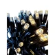 Светодиодная гирлянда нить 10 м, 100 LED, 1 режим, IP65, черный каучуковый провод, цвет свечения тепло-бе - изображение 2