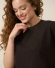 Жіночий комплект зі штанами - однотонний - рубчик Nicoletta 47039в M коричневий - зображення 5