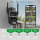 Камера Wi-Fi Три объектива 12MP Трехэкранная IP-камера Icsee XM77 Наружная - изображение 8
