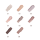 Тіні-олівець для повік перламутрові Bogenia Long Lasting Eyeshadow Stick BG912, 008 Бежевые - изображение 3
