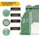 Садовая теплица LEOBRO Garden 18м2 Green Mosquito Door (LB-G110-GRN) - изображение 4