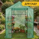 Теплиця-стелаж LEOBRO 143x143x195 см на 8 полиць Green (LB-G122) - зображення 5