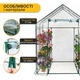Міні-теплиця-стелаж LEOBRO 143x143x195 см на 8 полиць (LB-G123) - зображення 4