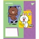 Тетрадь Yes Line Friends Funny А5 18 листов линия (767642) - изображение 6