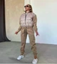 Женский утепленный спортивный костюм на флисе L/XL бежевый. - изображение 1