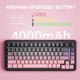 Клавиатура Беспроводная ATTACK SHARK M86 Blackberry Механическая (2.4G/Bluetooth/USB type-c) RGB Подсветка - изображение 6