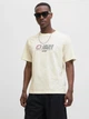 Футболка хлопковая длинная мужская Jack & Jones 12282779 S White Melange (5715730089809) - изображение 1