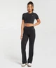 Спортивные леггинсы для фитнеса женские Gymshark 194755 L Черные (2200005144046) - изображение 1
