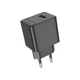 Мережевий зарядний пристрій Borofone BAS11A 10.5W USB Black - зображення 4