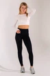 Женский кроп-лонгслив с отверстиями для пальцев Giulia FLEX LONGSLEEVE ACTIVE S/M Pink-primerose, спортивный кроп топ - изображение 5