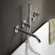 Смеситель для ванны KFA Armatura Moza двухрычажный, хром (5039-411-00) - изображение 4