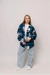 Сорочка тепла флісова бірюзова жіноча, 4XL - изображение 4