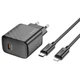 Мережевий зарядний пристрій Hoco CS22A Швидка зарядка PD30W Cable Lightning - Type-C Black - зображення 4