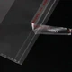 Пакеты полипропиленовые с липкой лентой толщина 25 мкр 25х12 см 100 шт (BG-416) - изображение 3