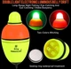 Светящийся поплавок Sougayilang Luminous Fish Floats LED красный/зеленый пенопласт высокой плотности 80 г - изображение 2