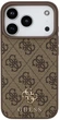 Etui plecki Guess 4G Small Classic Logo MagSafe do Apple iPhone 17 Pro Brown (3666339490621) - obraz 3