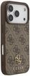Etui plecki Guess 4G Small Classic Logo MagSafe do Apple iPhone 17 Pro Brown (3666339490621) - obraz 4