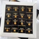 Шоколадний набір 18+ Сертифікат на 16 мінетів (Gold Design) Чорний - зображення 4